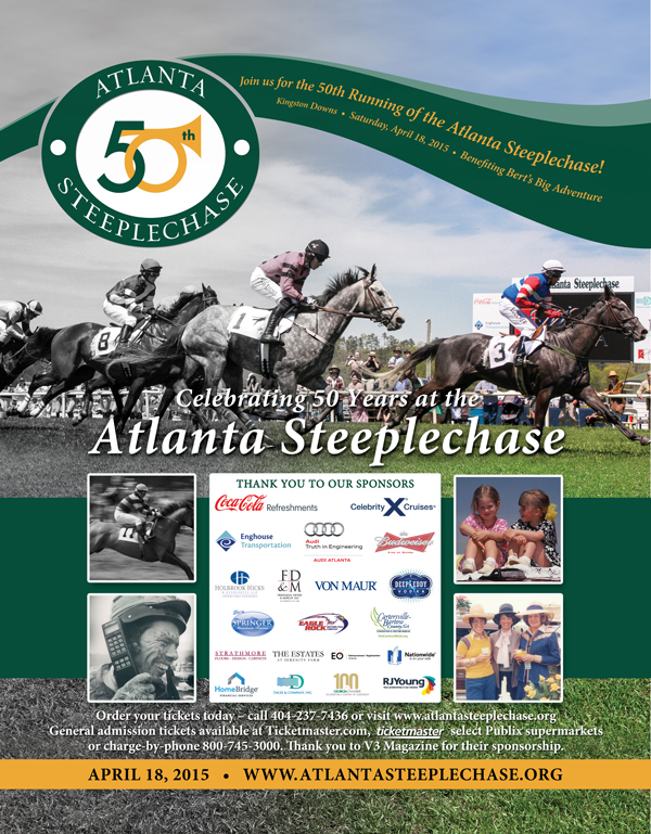 Atlanta Steeplechase Poster Design